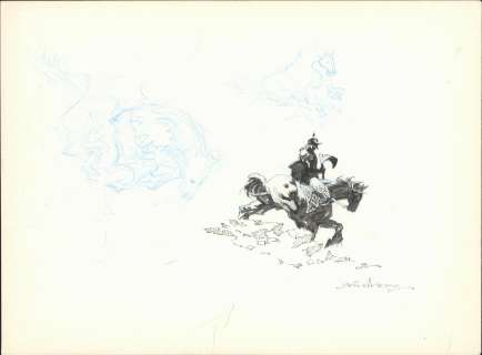 Grindberg - DEATH DEALER, Original Drawing, (undated) | Russ Cochran