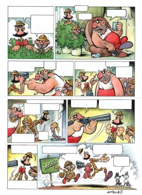 Sławomir Kiełbus | Kudłaczek i Bąbelek | Galeria Komiksu
