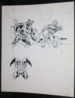 Dave Stevens - he-man and the masters of the universe stinkor action figure packaging art