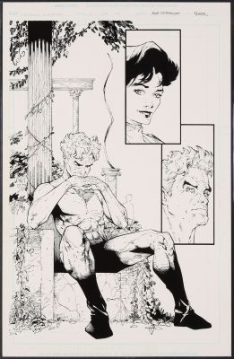 John Floyd | Original Art from Eternal Warriors Archer and Armstrong (1997) Page 14 Pencils by Robert Teranishi Inks | mycomicshop.com (Buy It Now)