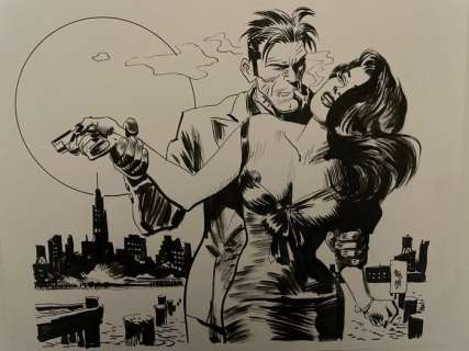 Jordi Bernet | Bernet - Dessin original - Bulli e Pupe - Torpedo | Catawiki