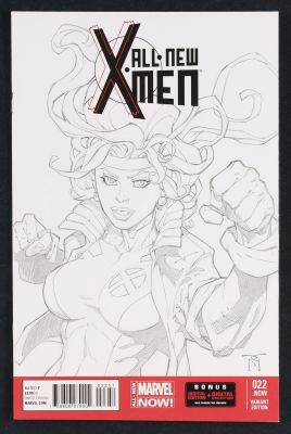 Randy Green | Rogue Sketch on All New X-Men #22.NOW by Randy Green | mycomicshop.com
