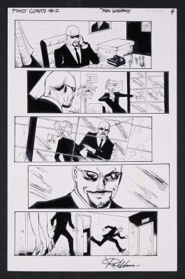 Ron Williams | Original Art from First Guard #2 (2026 G-Man Comics) Page 4 Pencils and Inks by Ron Williams | mycomicshop.com