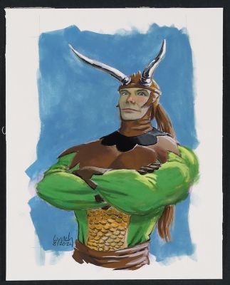 Michael Lynch | Loki Painting | mycomicshop.com (Buy It Now)