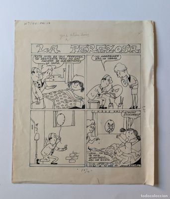 JOAQUIM MUNTAÑOLA - ”LA PEREZOSA” ORIGINAL FIRMADO + TBO | todocoleccion (Buy It Now)