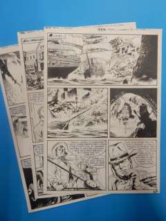 Maurizio Dotti - | Maurizio Dotti - 3x Tavola Originale - Tex n. 640 "l’isola della nebbia" - (2014) | Catawiki