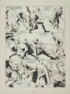 Coelho | Â«Le FuretÂ» Encre de Chine pour la planche 2 d’un épisode de cette | Tessier Sarrou