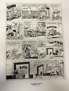 Studio Vandersteen - Paul Geerts | Studio Vandersteen / Paul Geerts - Originele pagina (p.25) Suske en Wiske 225 - De goalgetter - (1990) | Catawiki