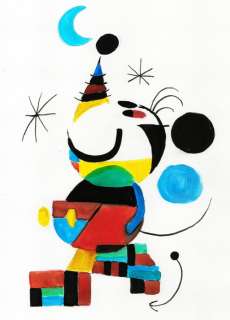 Tony Fernandez, Disney Artist | Mickey Mouse Inspired By Joan Miró’s "Woman, Bird, Star [Homage to Picasso]" (1966-1973) - Original Painting - Tony Fernandez Signed - Acrylic Art - Original Artwork | Catawiki