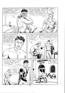 Roberto Diso - | Roberto Diso - 3x Tavola Originale - Mister No n. 143 "La spedizione scomparsa" - (1987) | Catawiki