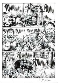 Gianluigi Gregorini | Gianluigi Gregorini - 2x Tavola Originale - Dragonero n. 52 "Silenzio bianco" - (2017) | Catawiki