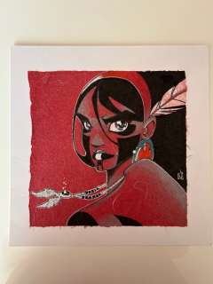 Keramidas, Nicolas | Keramidas, Nicolas - Dessin original couleur - Luuna | Catawiki