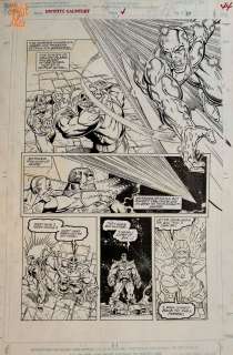 Joe Rubinstein Ron Lim Bruce Solotoff - infinity gauntlet 4 pg 37 (marvel, 1991) key moment