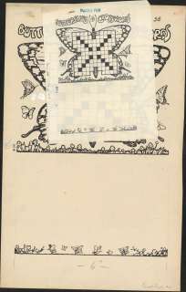 Carlson - BUTTERFLIES & CROSSWORDS, PUZZLE FUN, Pg. 38 Original Comic Book Art | Russ Cochran