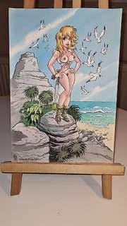 Gürsel, Gürcan | Natacha - Dessin original de Gürçan Gürsel, hommage à Natacha - Exemplaire unique - (2019) | Catawiki