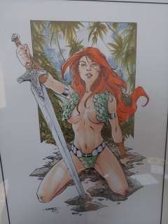 Molenaar, Romano | Molenaar, Romano - Originele tekening in kleur + bijbehorende schets - Roodhaar - (2019) | Catawiki