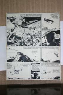 Jijé. (1914-1980). | JIJÉ. . Â«Â Tanguy et LaverdureÂ Â». Encre de Chine noire pour la planche& | Tessier Sarrou