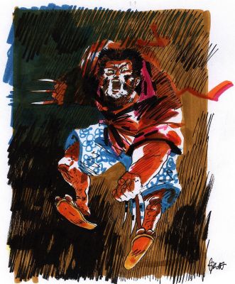 Michał Śledziński (Śledziu) | Ilustracja „ćwiczebna” | Galeria Komiksu