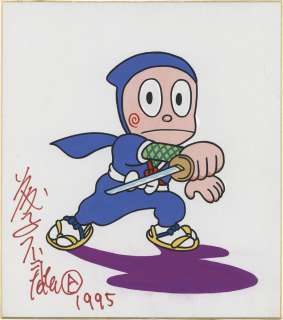 Fujiko Fujio A Hand-Drawn Color Shikishi "Ninja Hattori-kun" | Mandarake (Big Web)