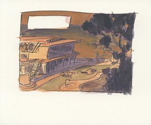 Juanjo Guarnido | Blacksad, Tome 3, Âme Rouge, Recherche de case, case n°1 planche 48 | Galerie 9ème Art