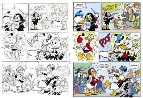 Sergio Cabella, Francesco Vacca | Topolino I TL 3479-3 - Paperino e la bacchetta magica - Signed Original last Inked Comic Page - Sergio Cabella - (2022) | Catawiki