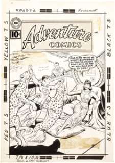 Curt Swan and George Klein Adventure Comics Superboy Cover Original Art (DC, 1961). For many DC fans, the Curt -