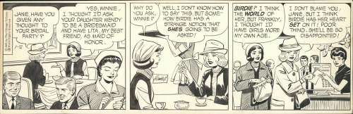 Branner- Winnie Winkle Daily strip (01-02-1965) | Russ Cochran