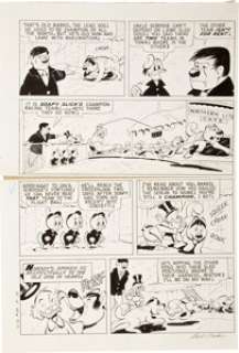 Carl Barks Uncle Scrooge #59 "North of the Yukon" Page 13 Original Art (Gold Key, 1965). Scrooge’s - | Heritage