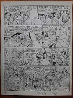 Juillard, André | Juillard, André - Planche originale - Masquerouge - (1981) | Catawiki