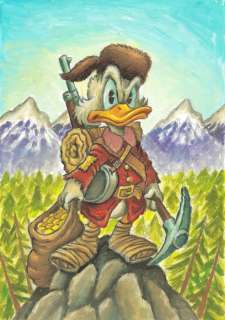 Joan Vizcarra | $crooge McDuck Adventures (1899) - Tribute To Don Rosa - Original Painting - Joan Vizcarra - Acrylic Art - 50 x 35 cm - Original Artwork | Catawiki