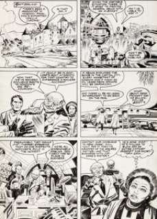 Jack Kirby and Alfredo Alcala Destroyer Duck #5 Page 6 Original Art (Eclipse, 1983). Sentiment has no place in -