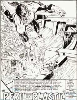 Neal Adams and Bernie Wrightson Green Lantern #84 Page 1 Original Art (DC, 1971). One of the first comics to strive - | Heritage