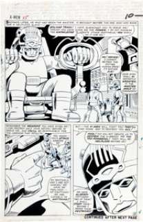 Jack Kirby, Werner Roth, and Dick Ayers X-Men #15 Sentinels Page 8 Original Art (Marvel, 1965). The Master Mold -