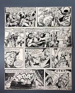 Uderzo | Uderzo - Planche originale (p.22) - Marco Polo - (1953) | Catawiki