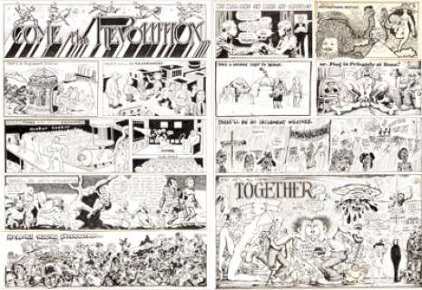 Robert Crumb, Harvey Kurtzman, Gilbert Shelton, and More East Village Other "Come the Revolution" -