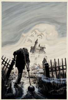 Jack Sparling House of Secrets #97 Grey Tone Cover Original Art (DC, 1972). This is one of the few DC grey -