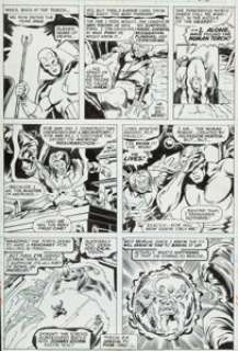Sal Buscema and Joe Staton Avengers #134 Page 23 Original Art (Marvel, 1975). The origin of the Vision, -