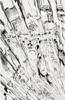 Peter Grau and Stan Drake Solar, Man of the Atom #18 Cover Original Art (Acclaim/Valiant, 1993). Solar -
