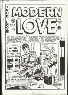 EC LIBRARY PRODUCTION MATERIAL COVER STAT- Modern Love NO.4 | Russ Cochran