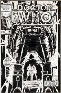 Dave Gibbons Doctor Who #19 Cover Original Art (Marvel, 1986). The 5th Doctor appears on this cover. He was -