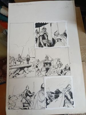 PÁGINA ORIGINAL DE ARTURO DEL CASTILLO LA ESPADA VISIGODA | todocoleccion (Buy It Now)