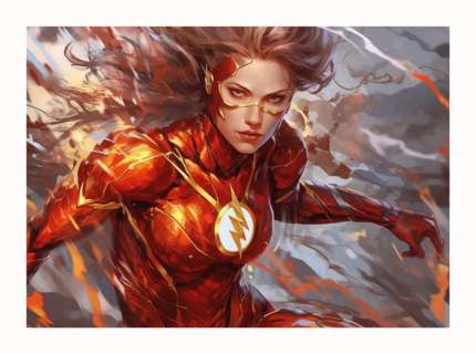 Flavialis Dias | flash - Chica - Super Héroe | Catawiki