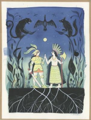 Karine Bernadou | Illustration, Affiche pour le T.U | Galerie 9ème Art