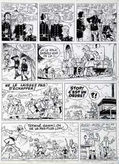 Lambil | Les Tuniques bleues, planche n°28 Ã  l’encre de C… | Millon