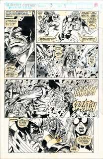 Tavola originale – Andre Coates/ Don Hudson “The secret defenders”