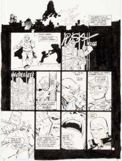 Frank Miller and Klaus Janson Batman: The Dark Knight  Returns #4 "The Dark Knight Falls" Page 20 Original Art  (DC,... | Heritage