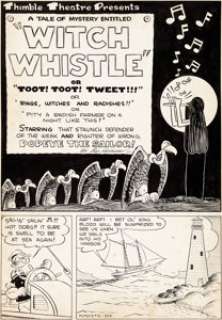 Bud Sagendorf Popeye #12 Complete 24-Page Story Original Art (Dell, 1950).... (Total: 24 Original Art)