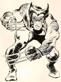 John Buscema Wolverine Corner Box Illustration Original Art (Marvel, 1988).... | Heritage