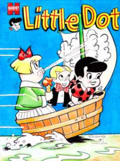 Sid Couchey and Joe Giella Little Dot #6 Cover Recreation Original Art (undated).... | Heritage