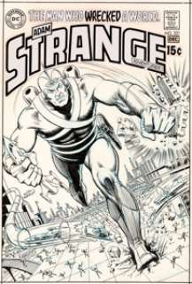 Murphy Anderson Strange Adventures #221 Cover Adam Strange Original Art (DC, 1969). A great cover that - | Heritage